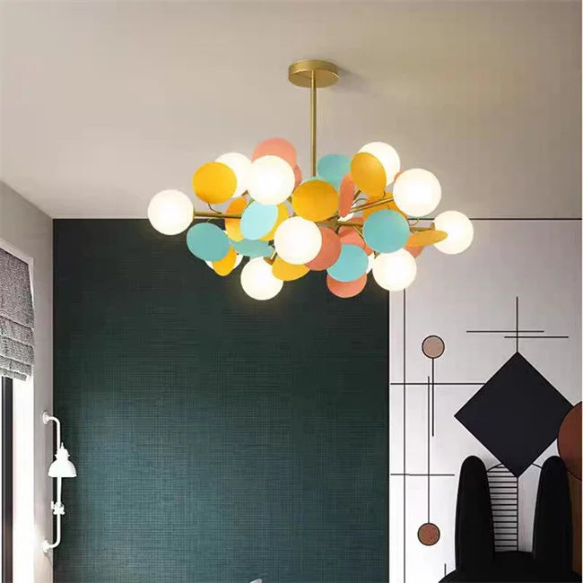 Artistic LED Suspension Joyful Ambiance – Cléora