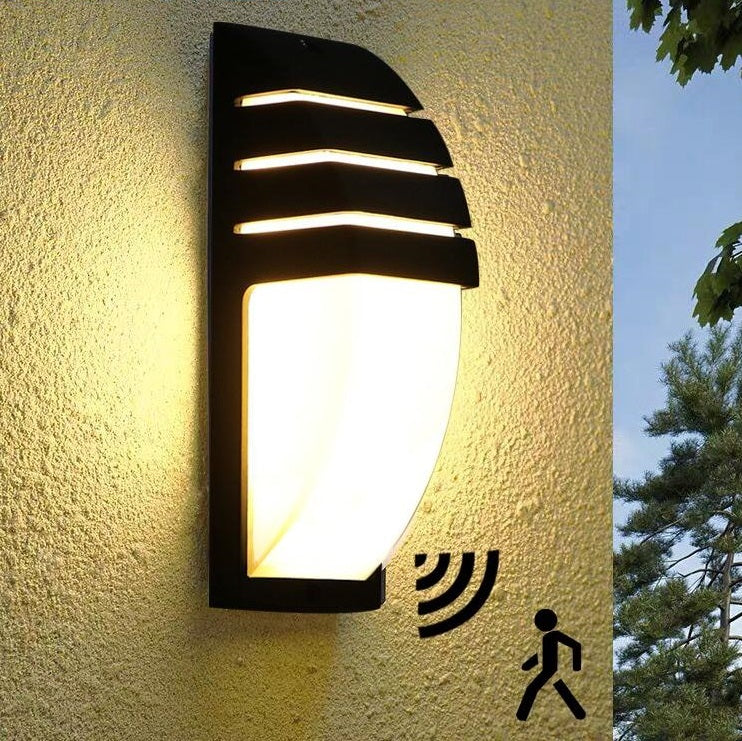 Applique Murale Extérieure en Aluminium Noir – Novaluce