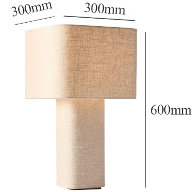 Lampe sur pied en tissu pour salon – Calytrix