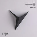 Geometric Triangular Wall Sconce in White, Black or Gold — Noctélide