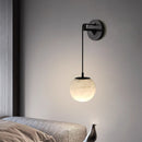 Marble and Copper Wall Lamp for Bedroom – Marbrelia