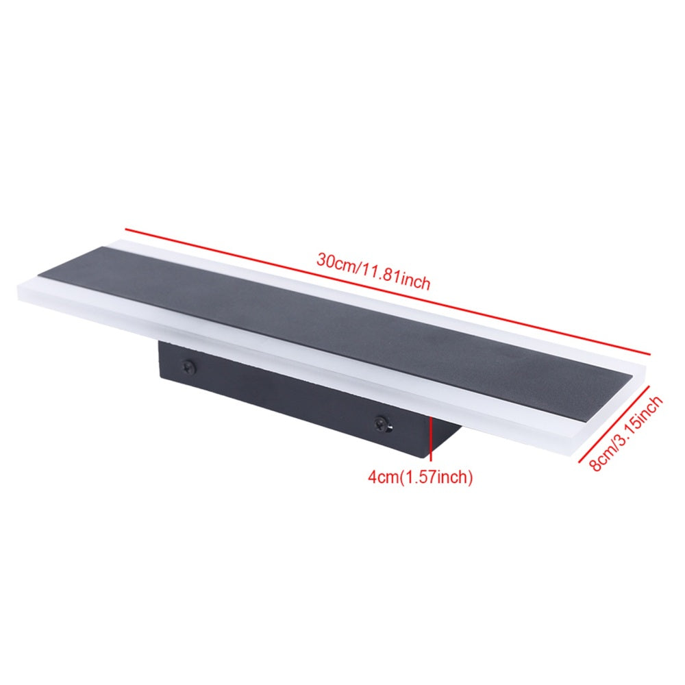 Luménia Outdoor LED Wall Sconce Linear Design Stainless Steel - View 7