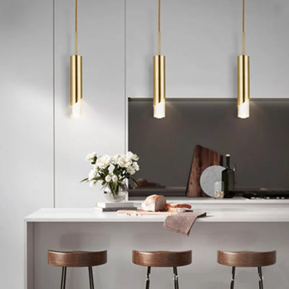Hanglamp Aluminium Goudkleurig LED Design Strak – Innicio