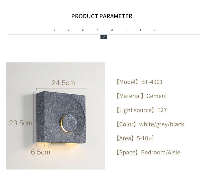 Applique murale moderne en céramique pour salon – Armonéa