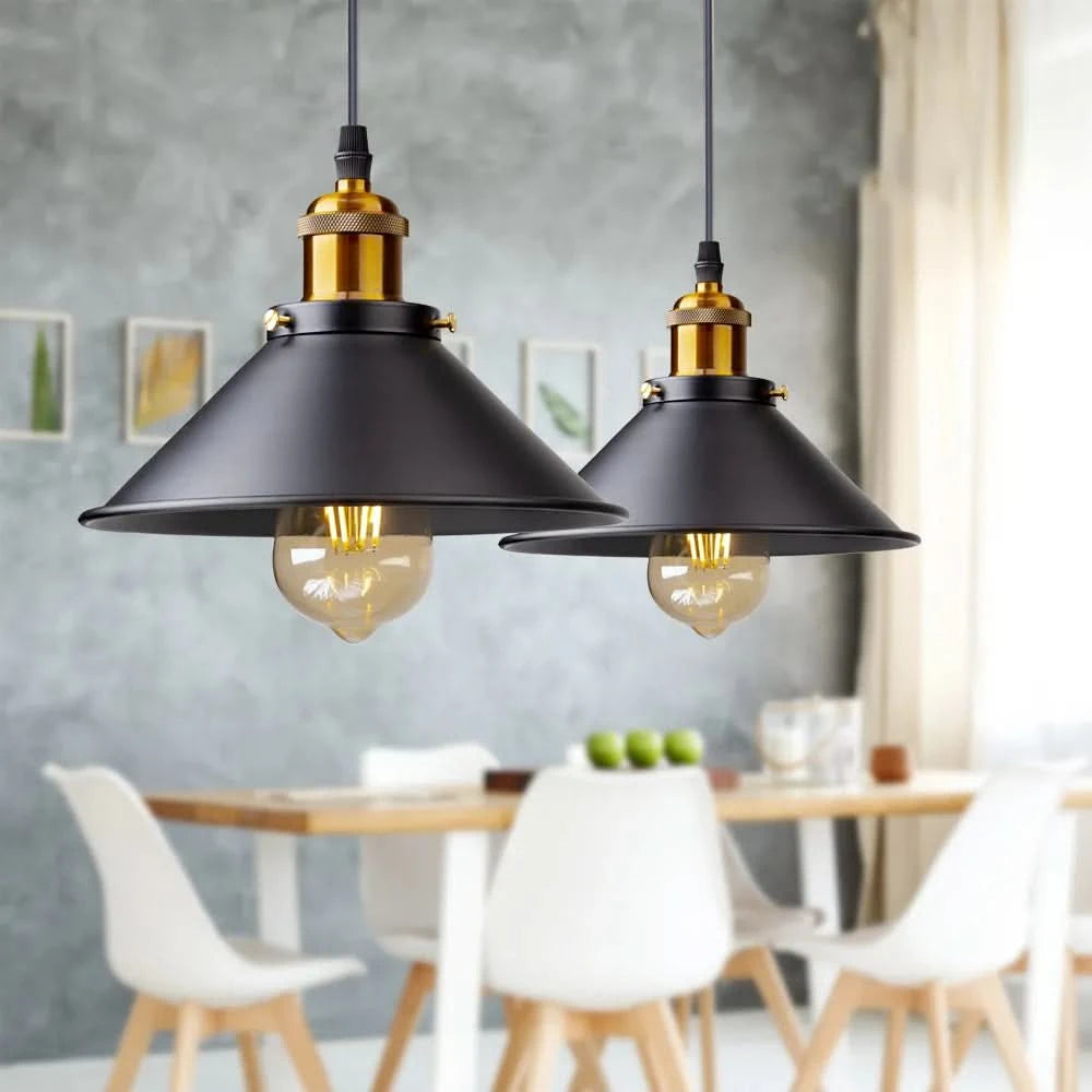 Vintage Hanglamp Verstelbare Snoeren voor Elegante Sfeer – Éclats Rétro