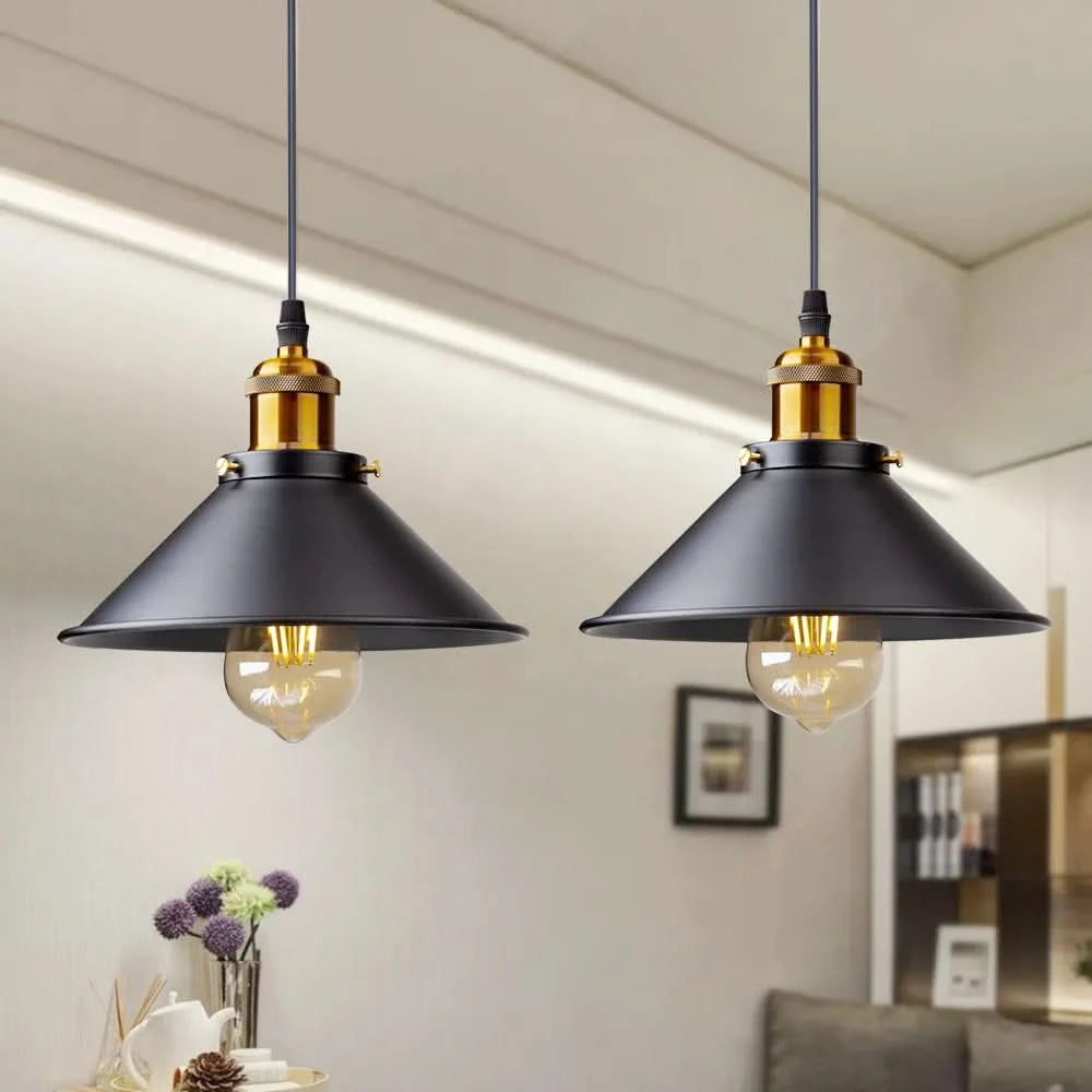 Vintage Hanglamp Verstelbare Snoeren voor Elegante Sfeer – Éclats Rétro