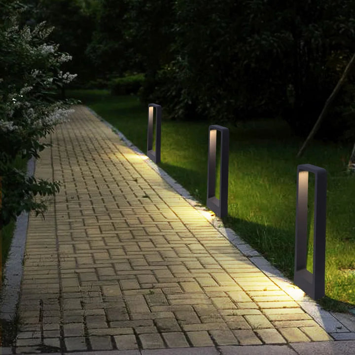 Lampadaire de jardin moderne en aluminium – Arclumia