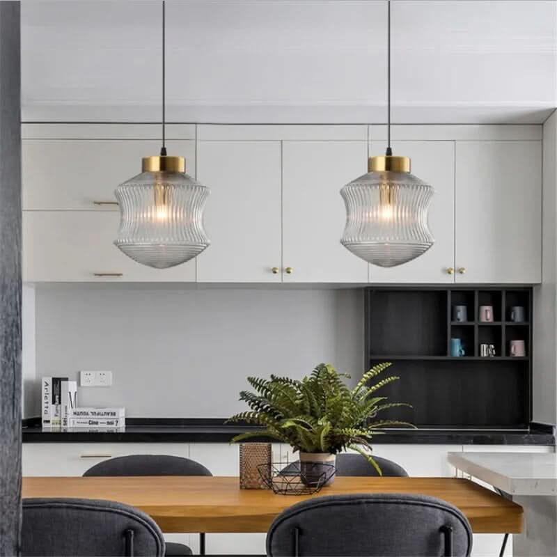 Lampe Suspendue Moderne Verre et Métal Ambiance Chic – Racow