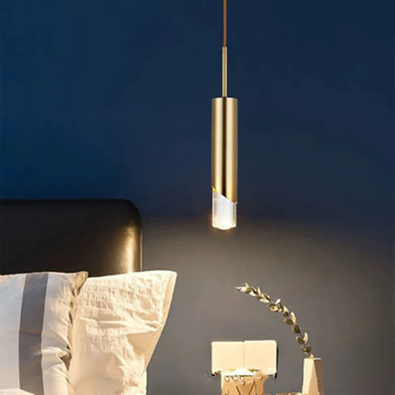 Hanglamp Aluminium Goudkleurig LED Design Strak – Innicio