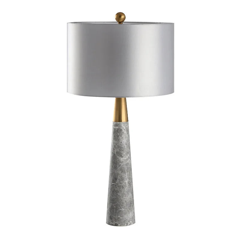 Lampe de Chevet Épurée et Polyvalente pour Intérieur Moderne Gris– Lightora