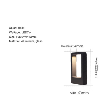 Moderne tuinstandaard in aluminium – Arclumia