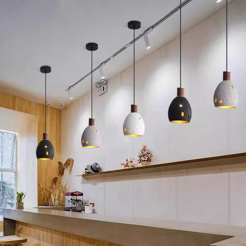 Hanglamp Sculpturaal Getextureerde Afwerking & Omhullend Licht – Halo