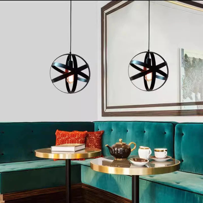 Suspension Rétro Style Lanternes & Diffusion Intime – Crépusculaire