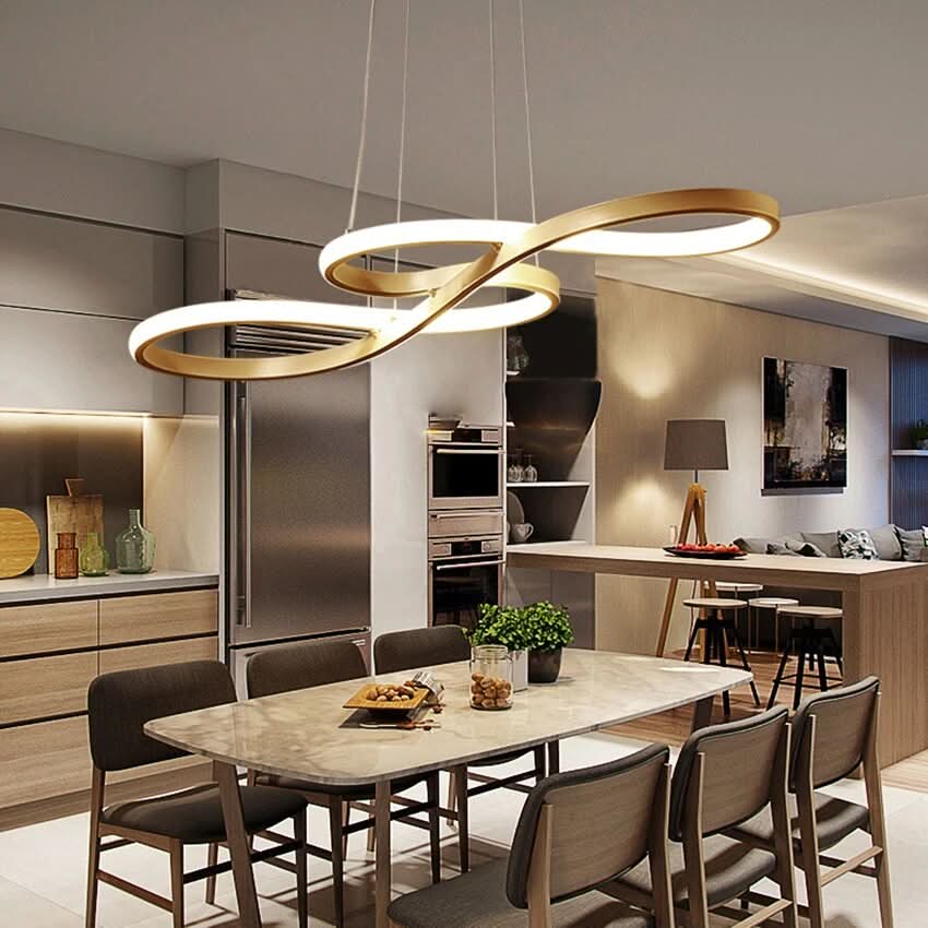 Suspension Éclairage Blanc Écoénergétique Style Contemporain – Note de Musique