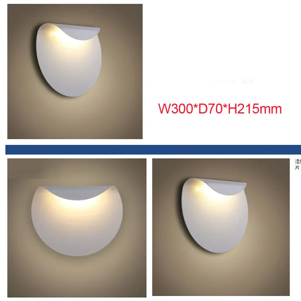 Moderne aluminium wandlamp voor slaapkamer – Armoniel