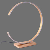 Lampe de Table Arc en Métal Doré pour Chambre – Arcenciel
