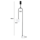 Asymmetrische Hängelampe im luftigen Stil – Globino