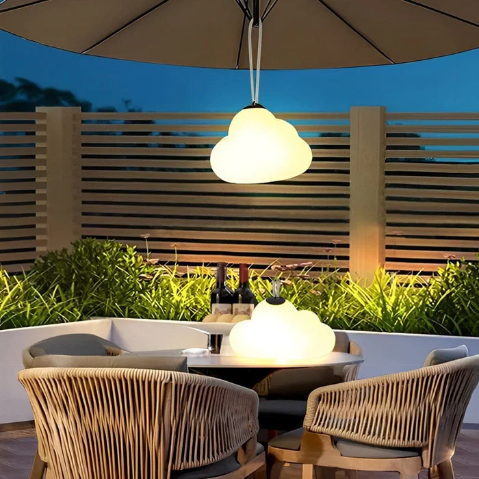 Suspension LED en Métal et Acrylique pour Jardin – Célorion