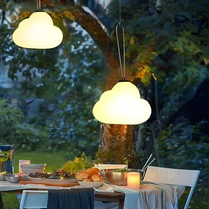 Suspension LED en Métal et Acrylique pour Jardin – Célorion