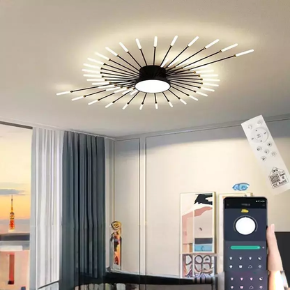 LED-plafondlamp Neutraal Dynamische Ambiance – Sparkles