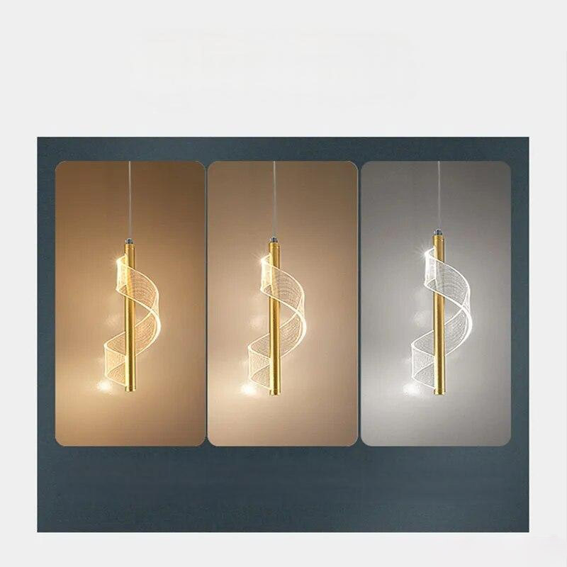 Moderne Minimalistische Hanglamp met PVC-kap – Éclipse Noire