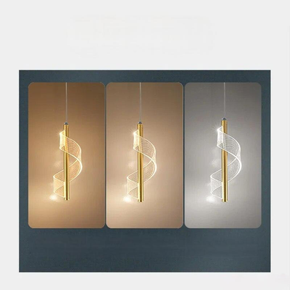 Moderne Minimalistische Hanglamp met PVC-kap – Éclipse Noire
