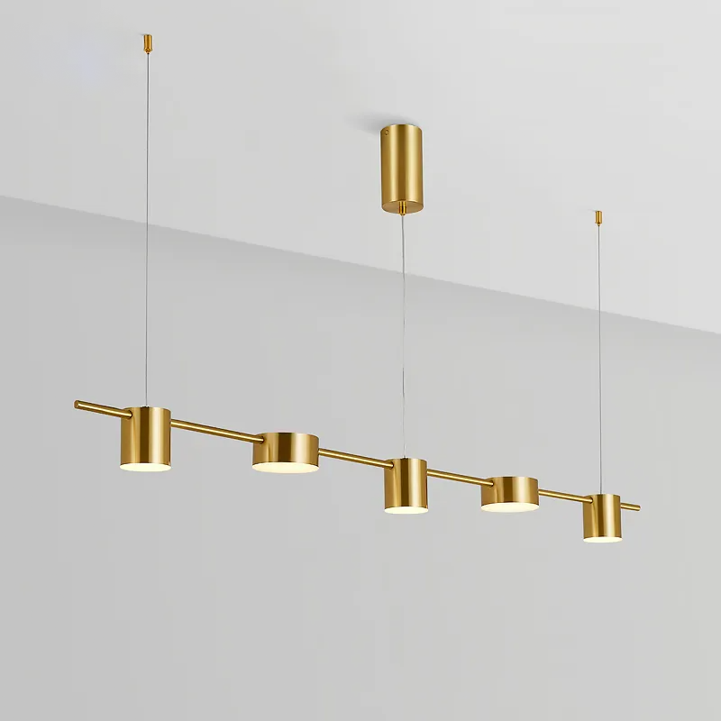 Hanglamp Metaal Goud Zwart Lichtambiance – Moderato