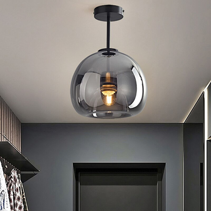 Duurzame Plafondlamp met inbegrepen Metalhalogeen-lamp – Ovaal