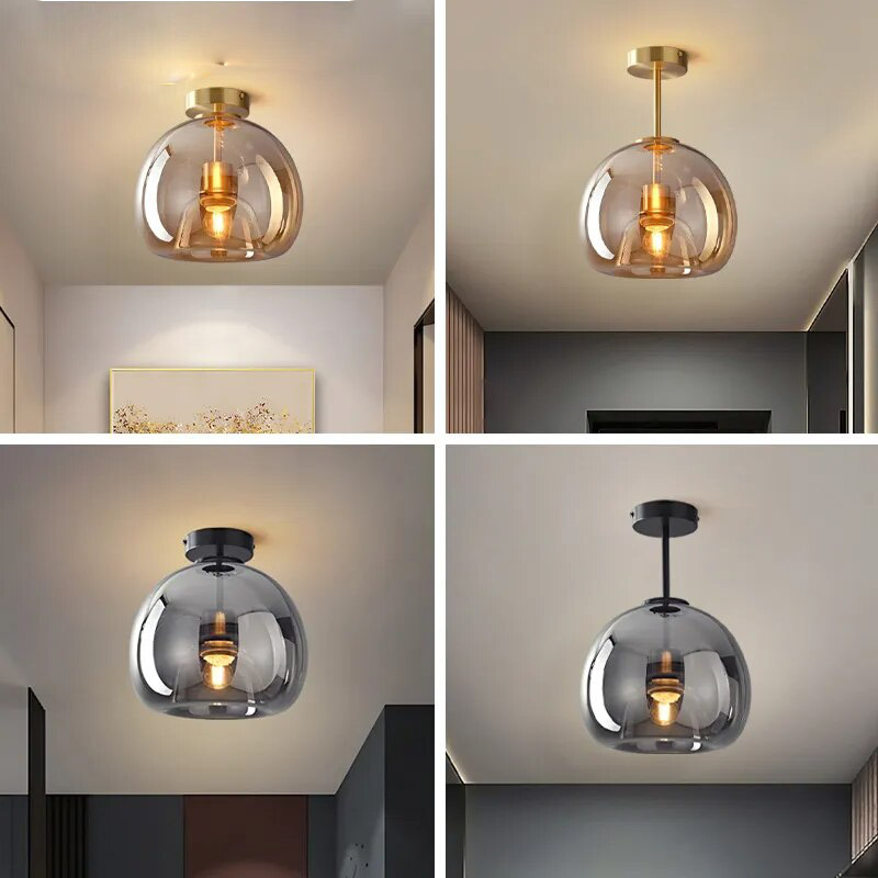 Duurzame Plafondlamp met inbegrepen Metalhalogeen-lamp – Ovaal