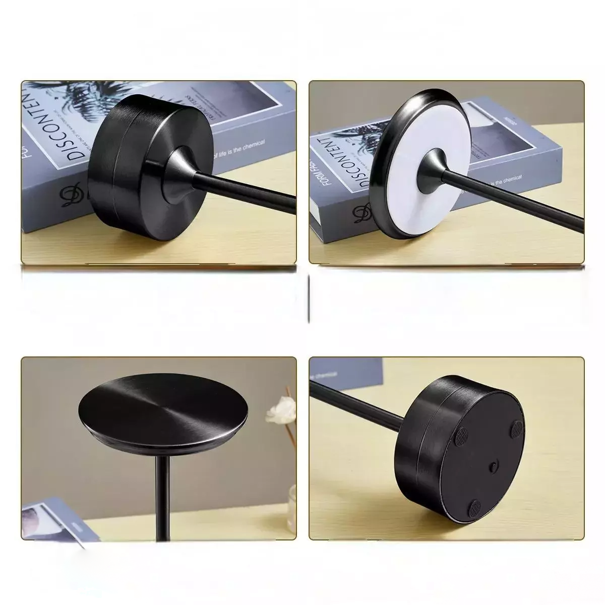 Lampe Sans Fil Capteur Tactile Réglable Style Moderne – Métallico