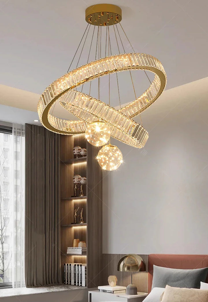 Lustre Cristal Moderne pour Salon et Salle à Manger – Cristarion