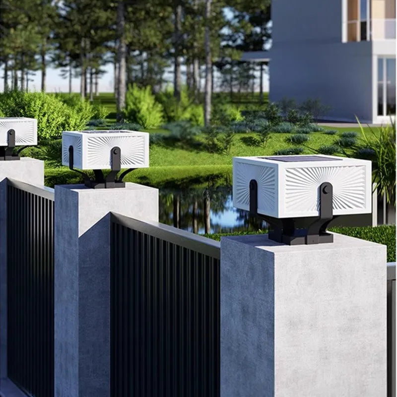 Zonnelamp van roestvrij staal voor tuin – Solastice