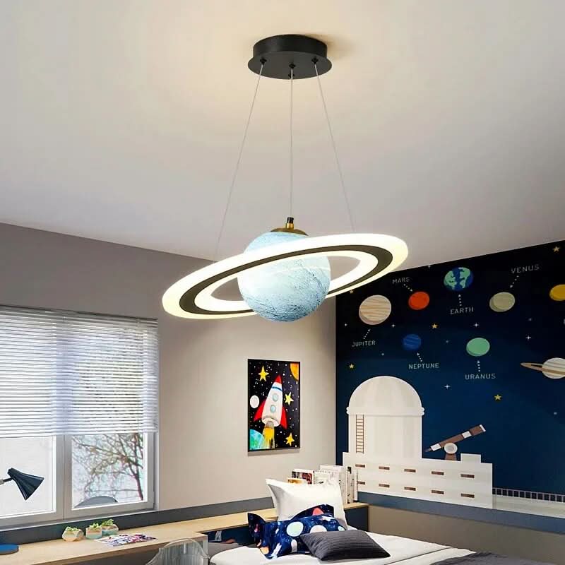Suspension Design Espace Magique pour Enfants – Planétaire