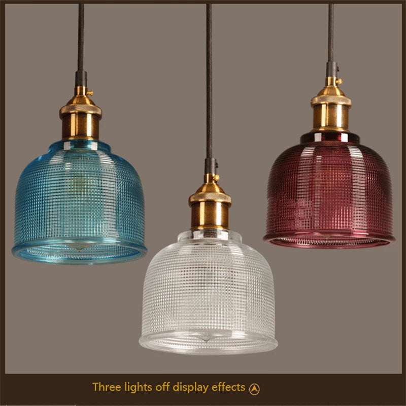 Hanglamp in gekleurd glas voor eetkamer – Arcanthe