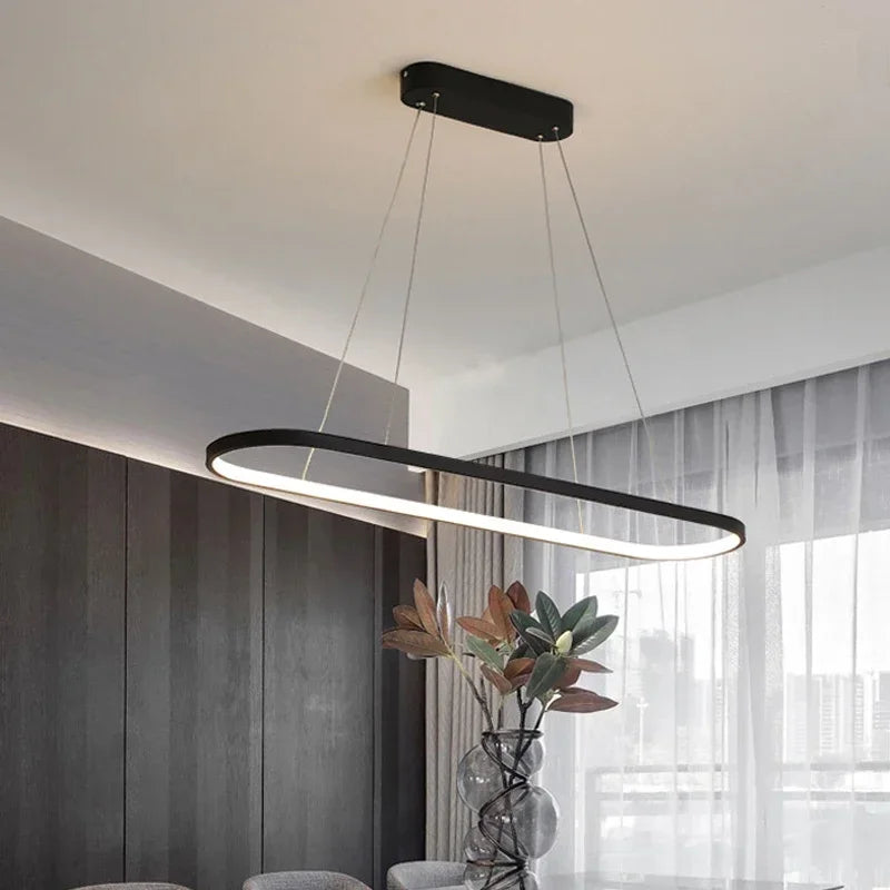 Ondéa Oval LED Pendant Light contemporary design uniform lighting - view 6