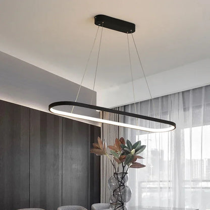 Ondéa Oval LED Pendant Light contemporary design uniform lighting - view 6
