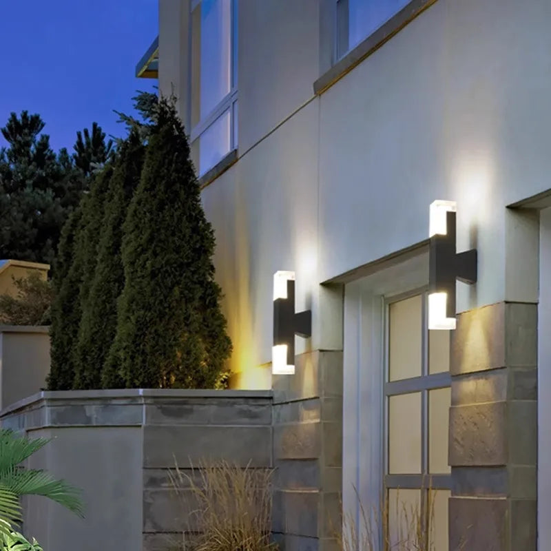 Applique murale extérieure minimaliste en aluminium – Amarion