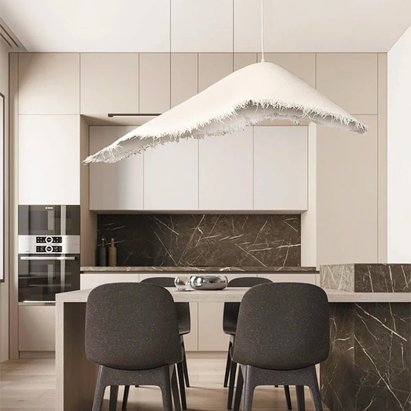 Suspension LED style nordique en fer blanc pour salon – Nordironia
