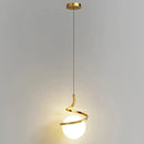 Elegant Suspension Ambiance Deco Glass and Iron Design – Orbia
