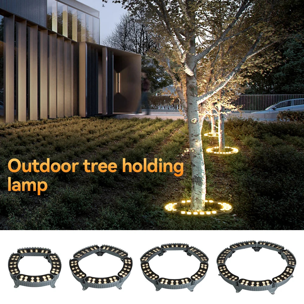 RGB-buitenspot in aluminium voor bomen – Arbolux