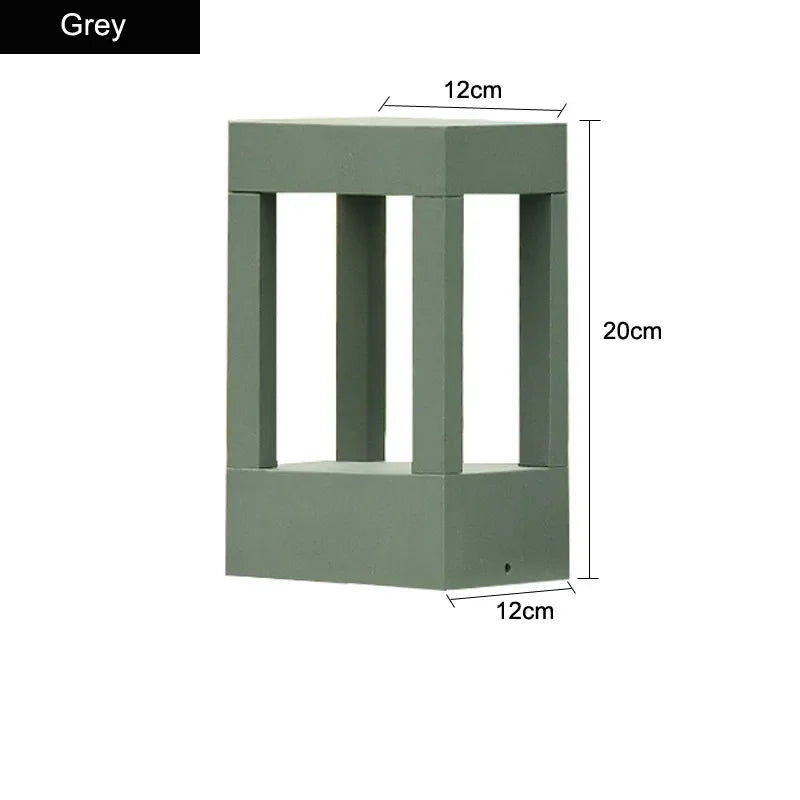 Lampadaire LED extérieur en aluminium – Thaléria