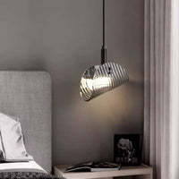 Suspension en verre fumé gris pour salle à manger – Orvelia