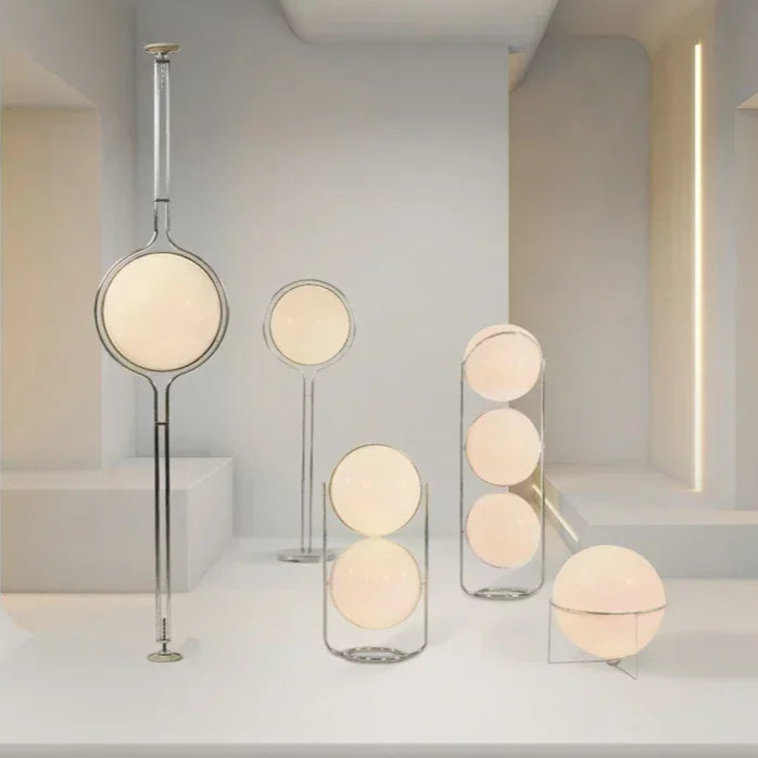 Moderne LED staande lamp van ijzer voor woonkamers en slaapkamers – Deluzio