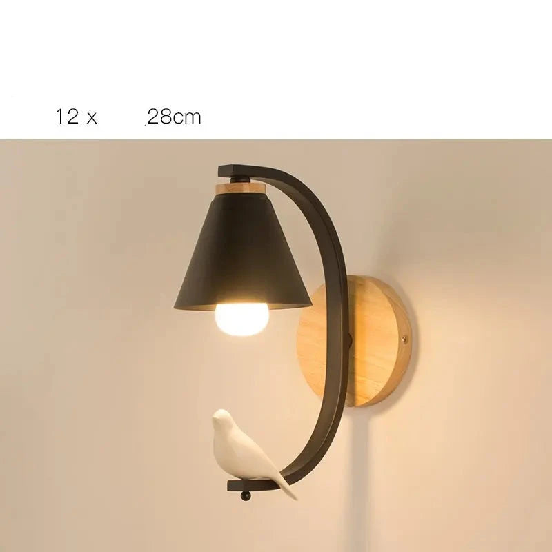 Applique murale en fer nordique pour chambre – Serenion