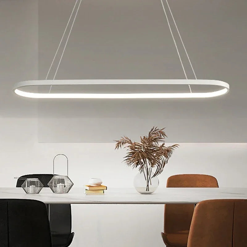 Ondéa Oval LED Pendant Light contemporary design uniform lighting - view 10