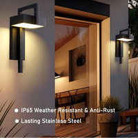 Applique murale LED en acier noir pour extérieur – Armonéa