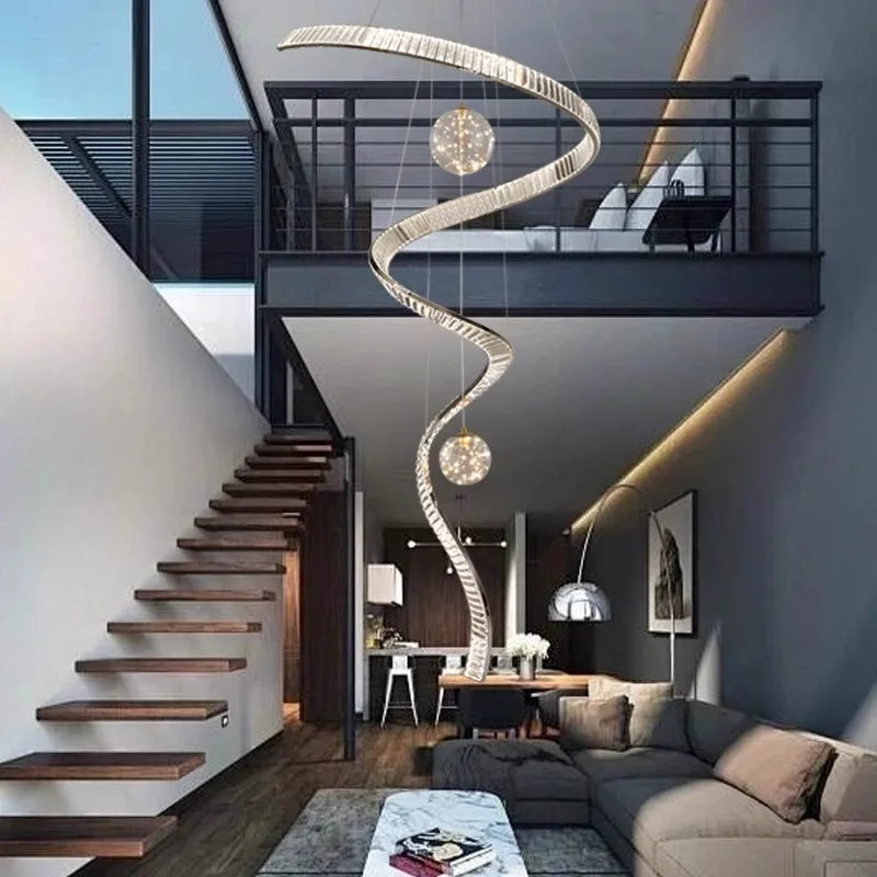 Moderne kristallen hanglamp voor woonkamers – Crystella