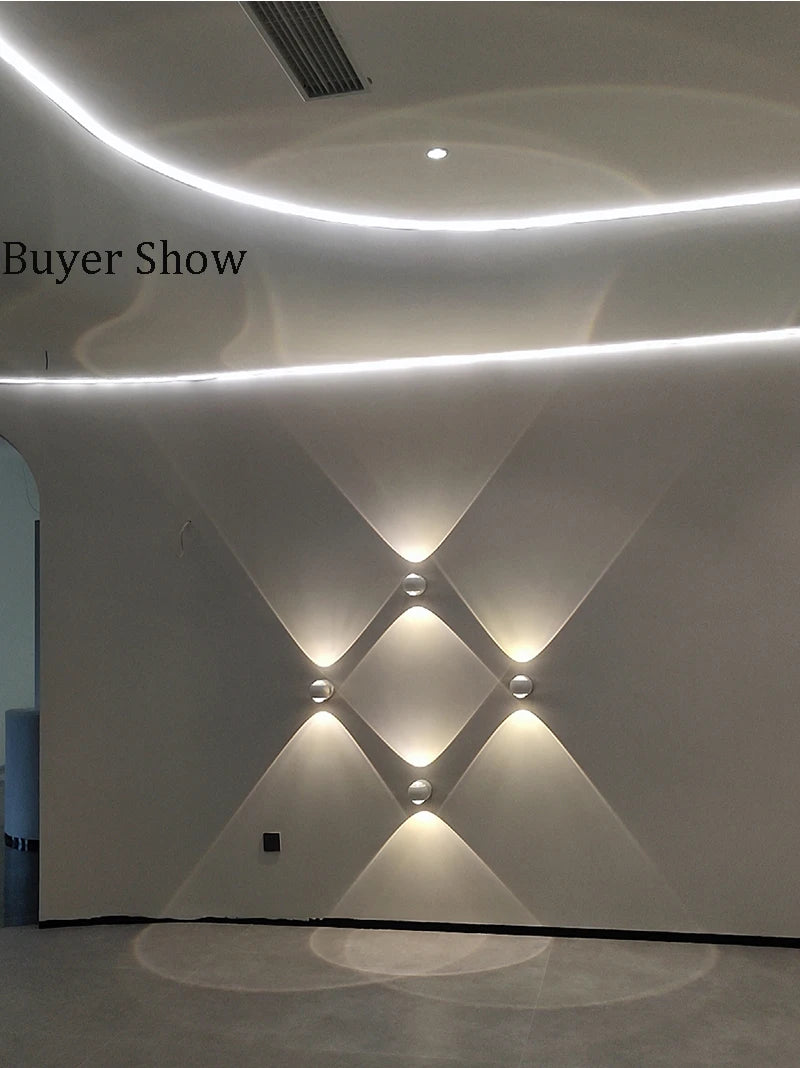 Applique murale minimaliste en aluminium – Alumiscape