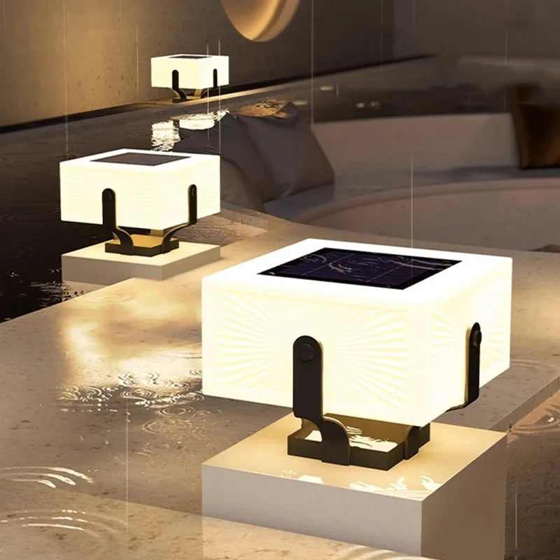 Zonnelamp van roestvrij staal voor tuin – Solastice