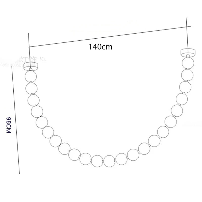 LED-hanglamp van kristal voor woonkamer en eetkamer – Crysélite